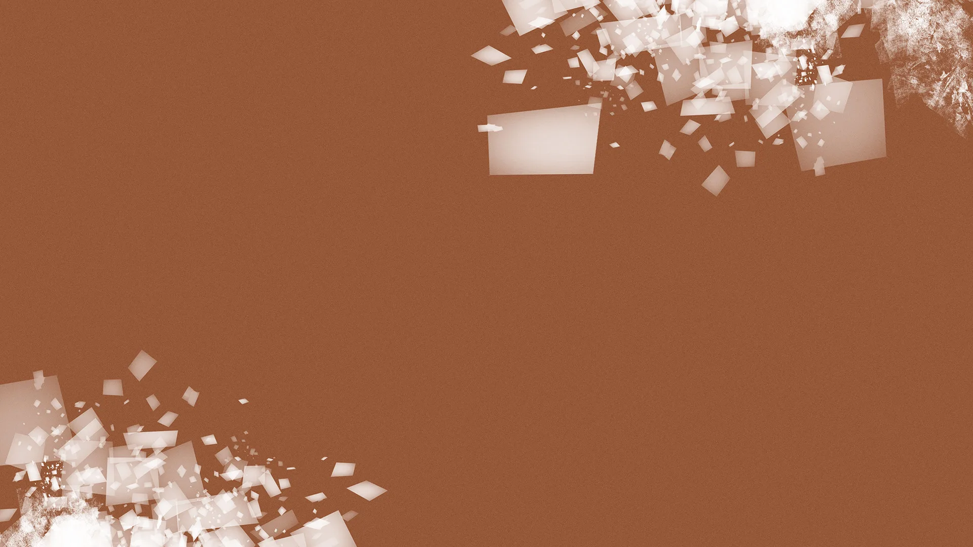 Inkiostro Bianco Monochrome: Tapetenmotiv in Terracotta mit hellen Fragmenten