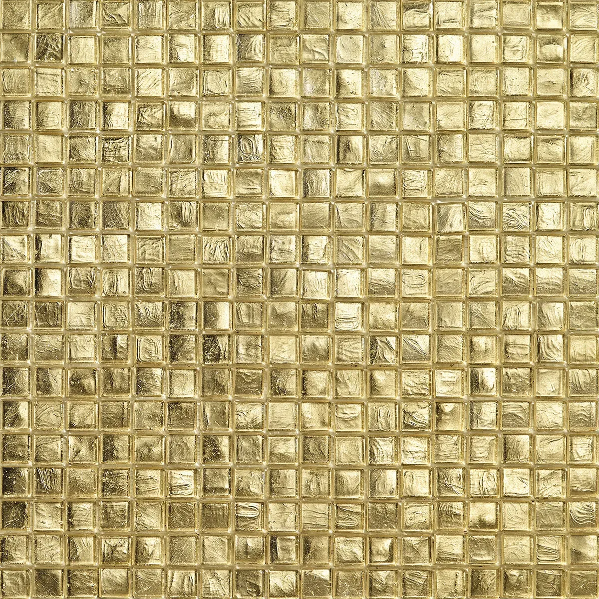 SICIS Colibrì: Glasmosaik Kori in Gold, Musterblatt