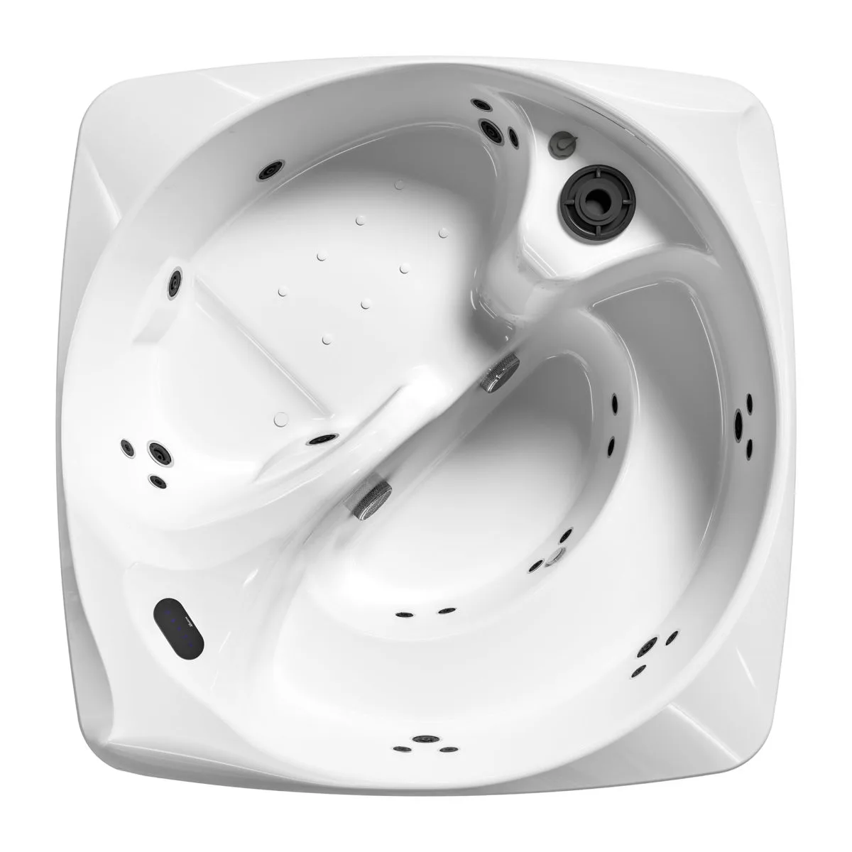 Albatros Ethos Pool: Whirlpool von oben, freigestellt